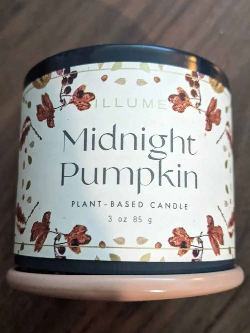 UNUSED Illume via Anthropologie - Midnight Pumpkin Demi Tin Candle | 3 oz
